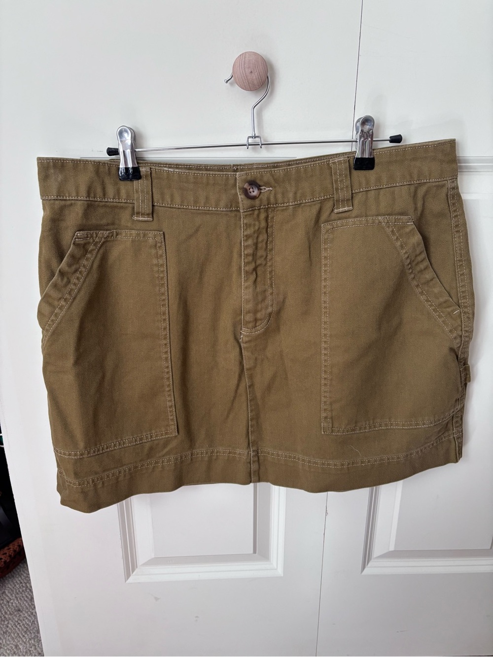 Old Navy Olive Green Utility Skirt